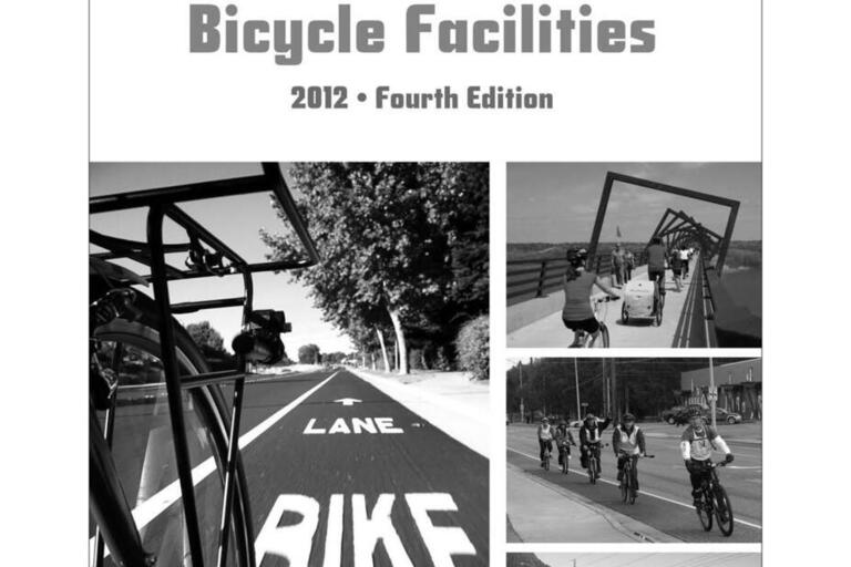 Cover of AASHTO's Guide for the Development of Bicycle Facilities