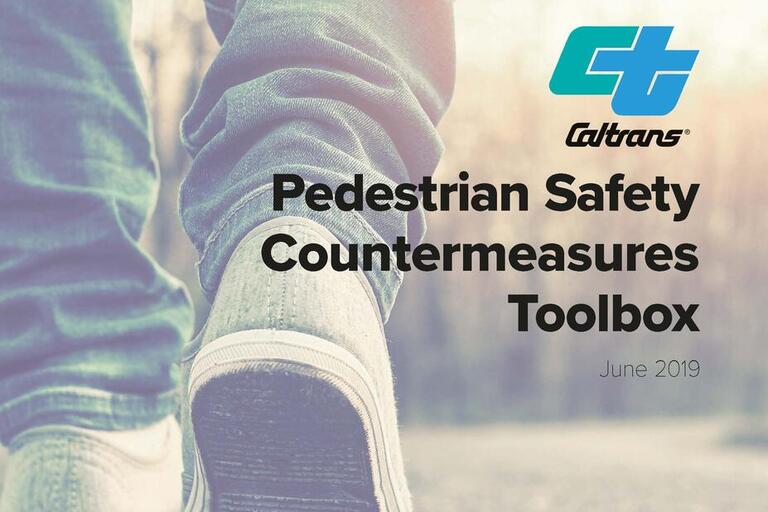 Cover of Caltrans' Pedestrian Safety Countermeasures Toolbox