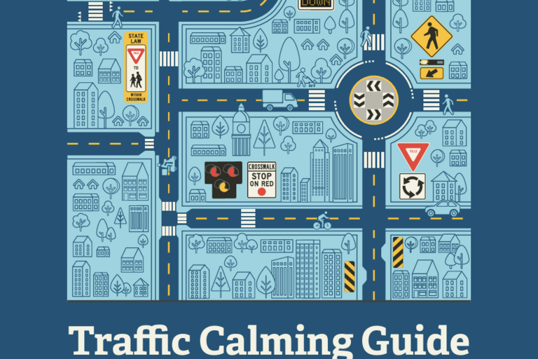 Cover of Caltrans' Traffic Calming Guide