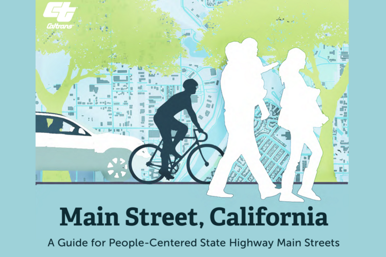 Cover of Caltrans' "Main Street, California"