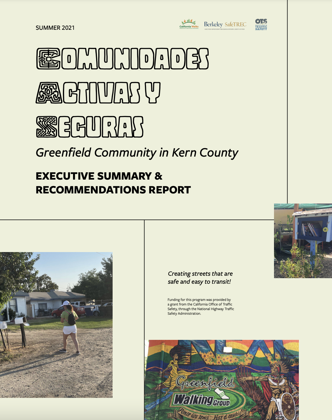 Front cover of the Greenfield report