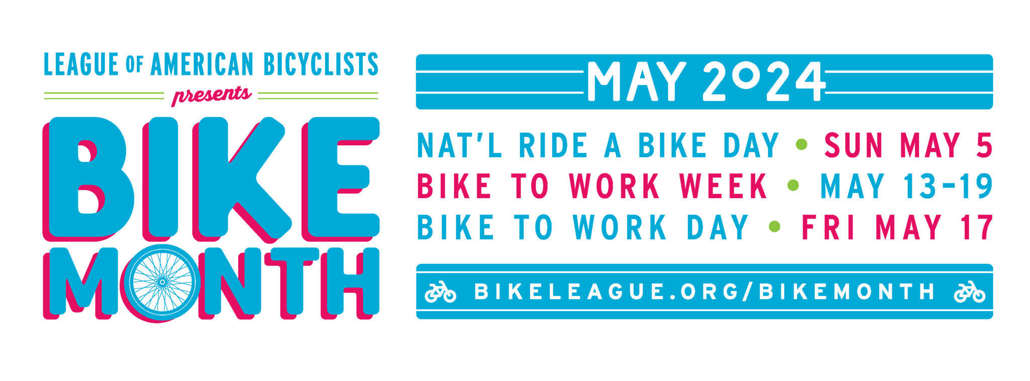 Banner from League of American Bicyclists for Bike to Work Day