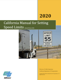 Cover for the CA Manual for Setting Speed Limits