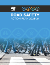 Cover of Caltrans' Road Safety Action Plan 2023-24