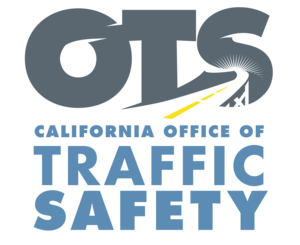 OTS Logo with "OTS, California Office of Traffic Safety" in dark and medium blue text