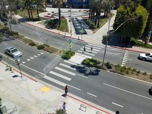 Pedestrian Crosswalk in Los Angeles