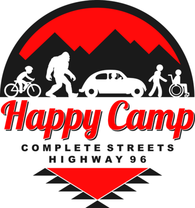 Logo for the Happy Camp Complete Streets project