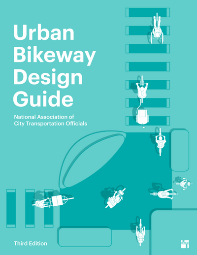 Cover page of the third edition of the Urban Bikeway Design Guide